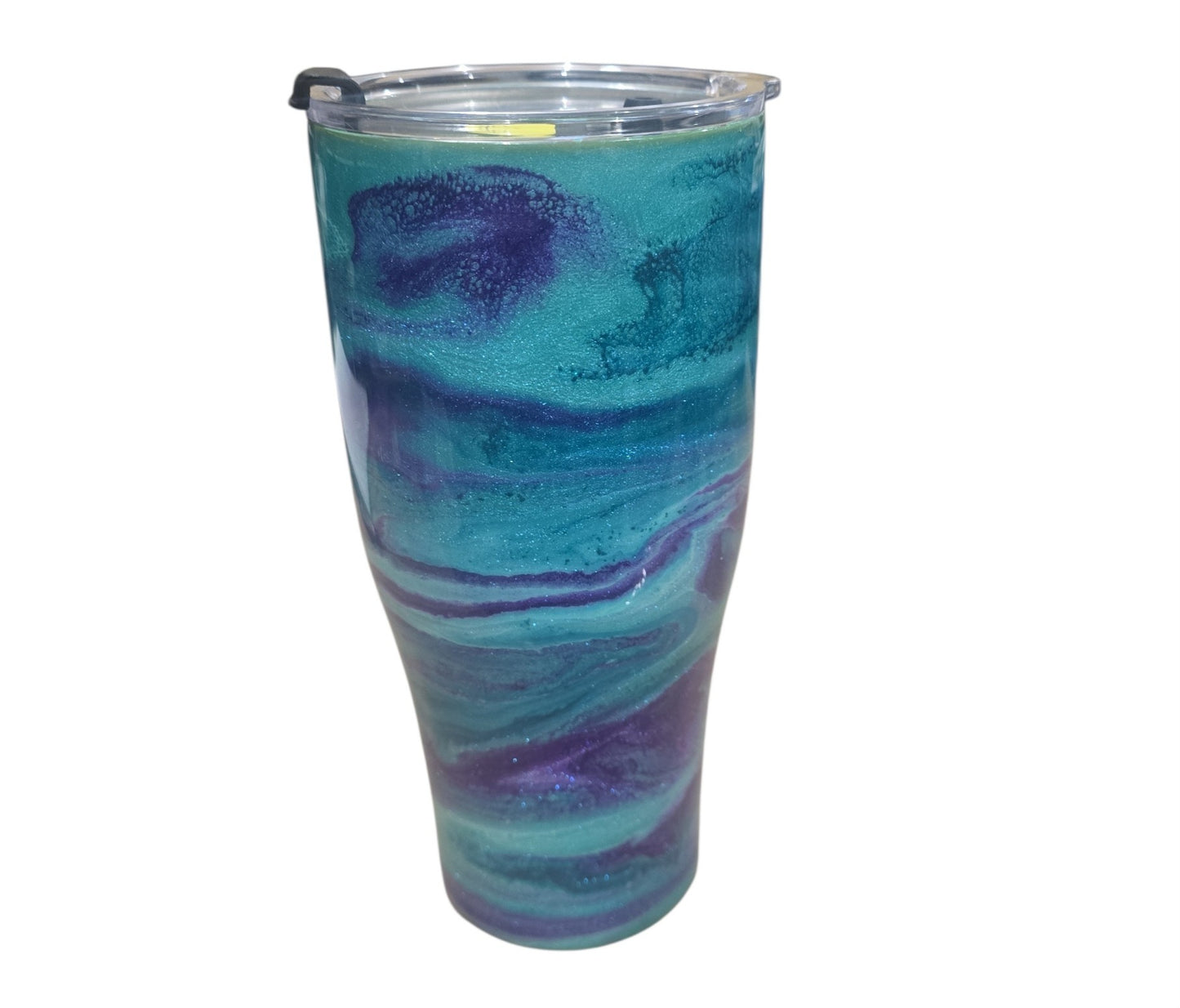 June 28th - Live Event - 32 OZ MODERN CURVE COFFEE CADDY TUMBLER W/STRAW #61 Jerry Beth